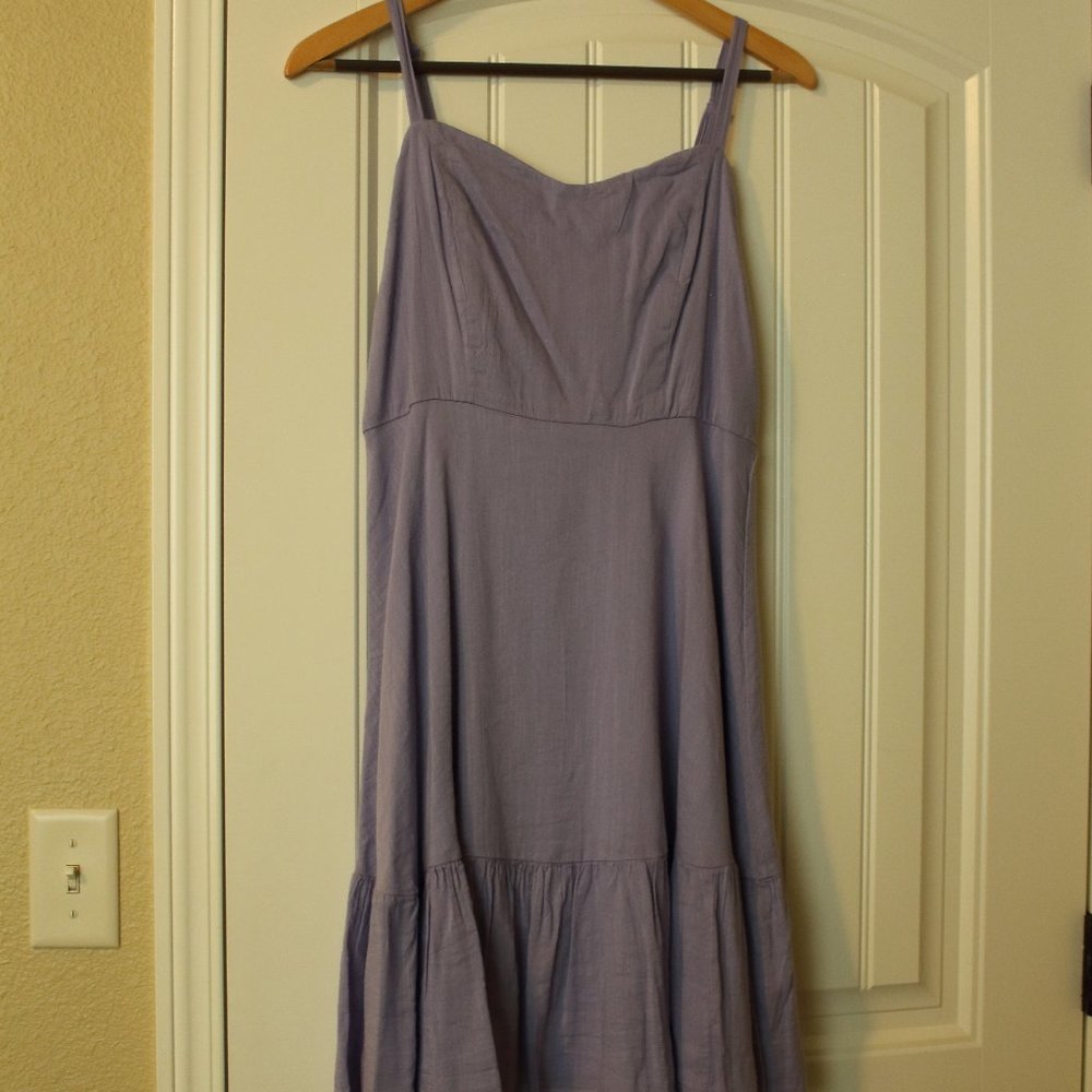 Old Navy Fit n Flare Dress - Purple Sz Med